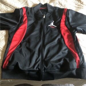 Jordan Black and Red Varsity Bomber Jacket